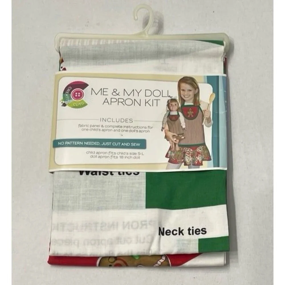 Daisy Kingdom Craft Kits Creative Cuts Me & My Doll Apron Kit New